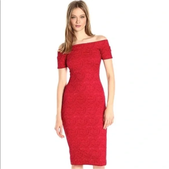 knee length dresses for ladies Jemma V-neck Midi Dress main image 1